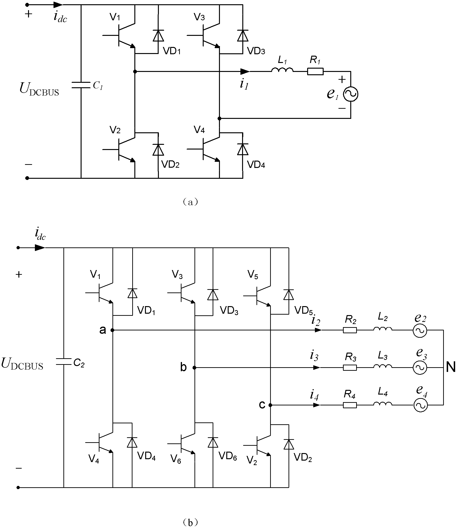 Parallel structure and control method for photovoltaic power generation grid-connected inverter