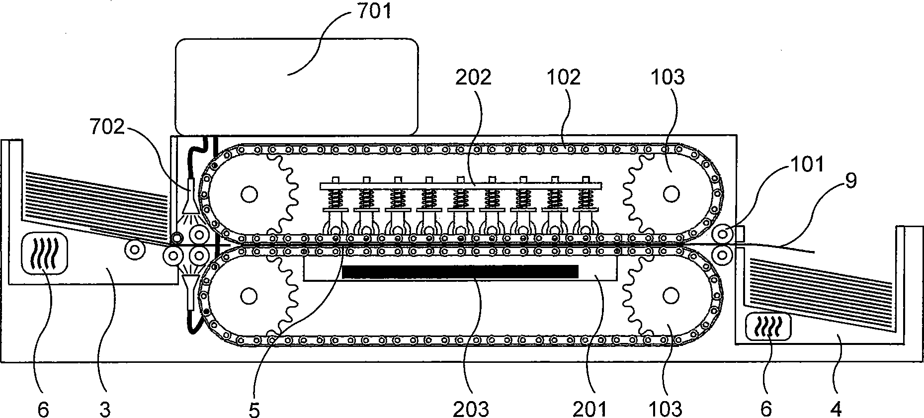 Banknote ironing and sterilizing device capable of increasing the quality and life of the banknote and method thereof