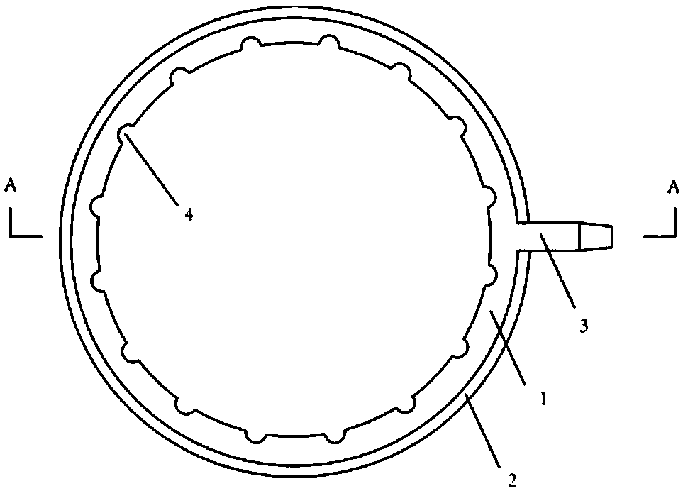 Annular smoke aspirator on slit protection sleeve