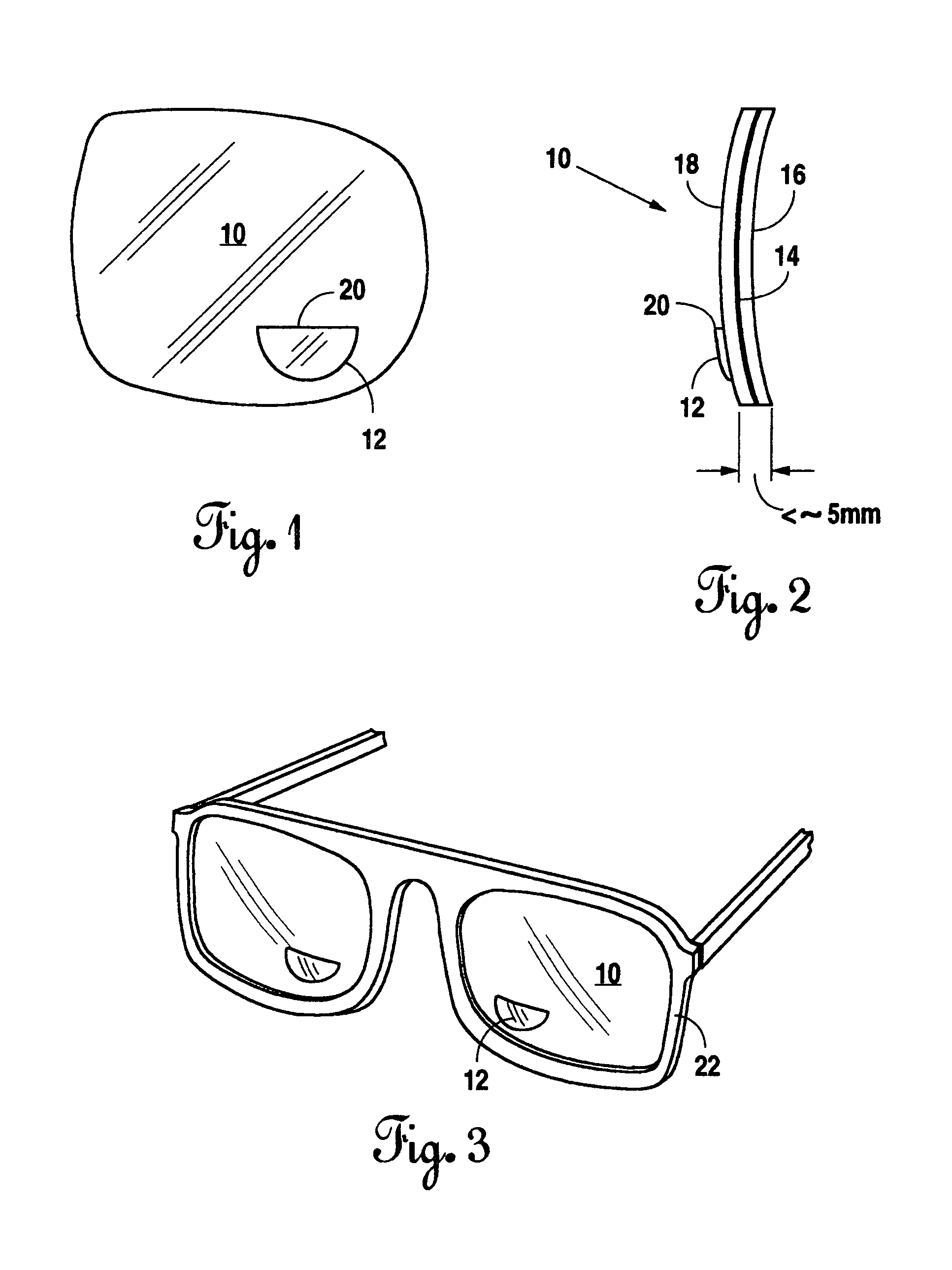 Multifocal polarized sunglasses and lenses