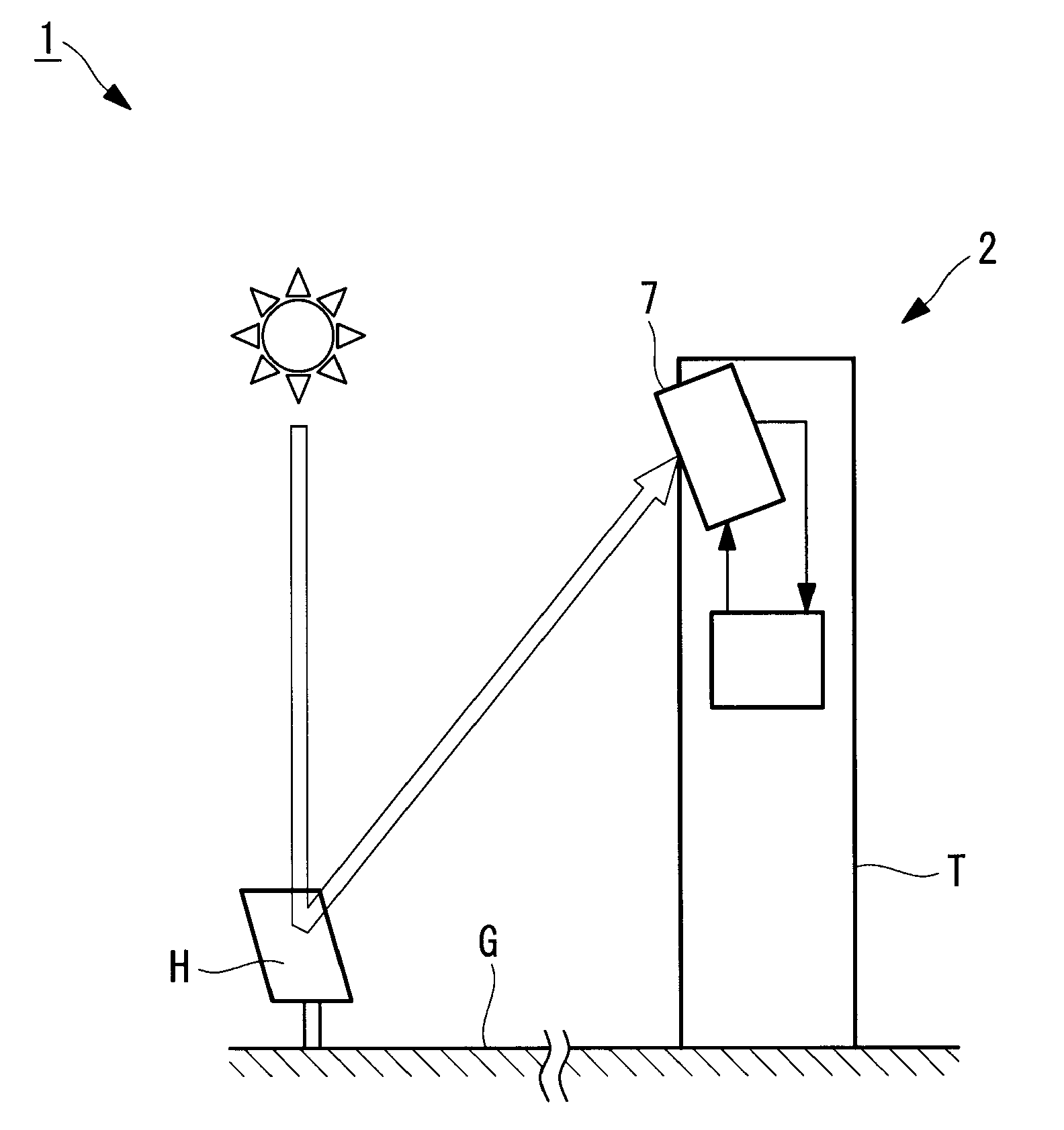 Solar thermal receiver and solar thermal power generation facility