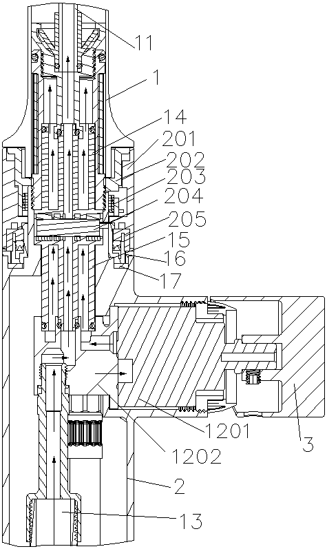 Mechanical single handle purifying faucet and quantitative water outlet method