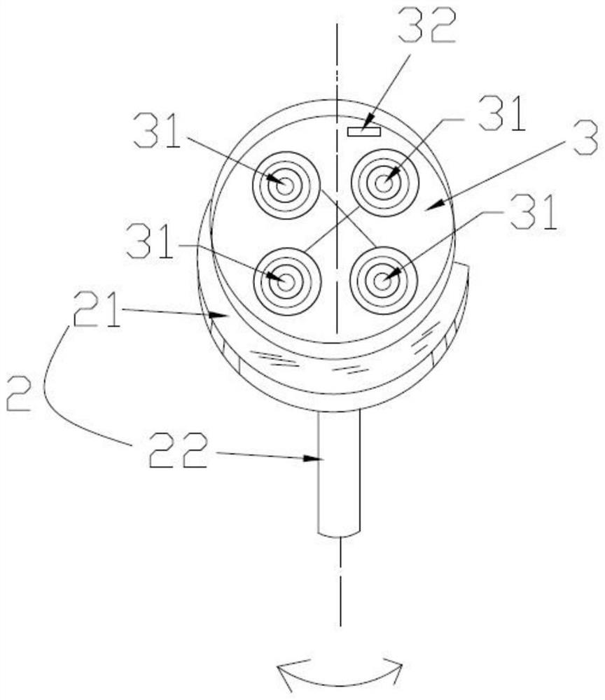 Fluid counting non-magnetic electromechanical conversion device