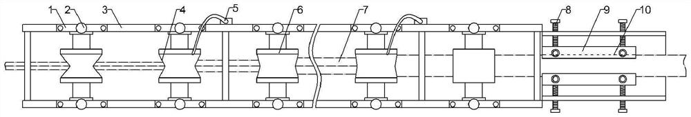 Angle steel forming device