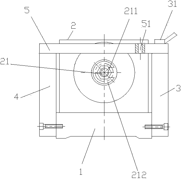 X-axis motor base drilling jig