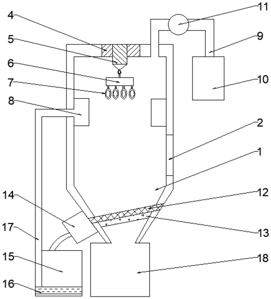 Handrail surface machining shot blasting machine and shot blasting treatment method