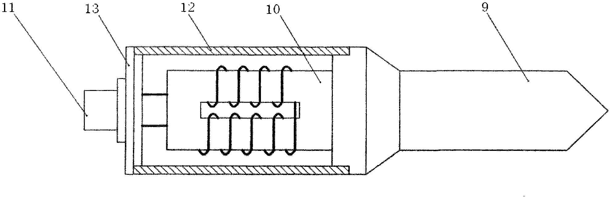 On-line ultrasound rotational flow descaling device for condenser