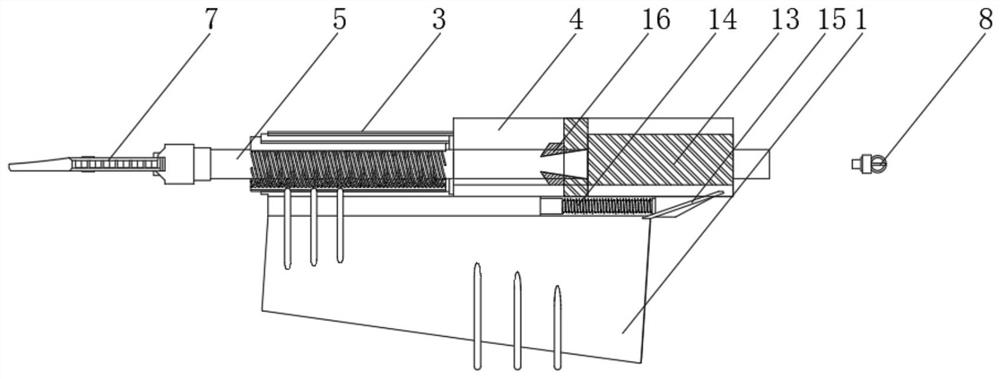 Long-distance positioning survival device for jungle survival and rescue