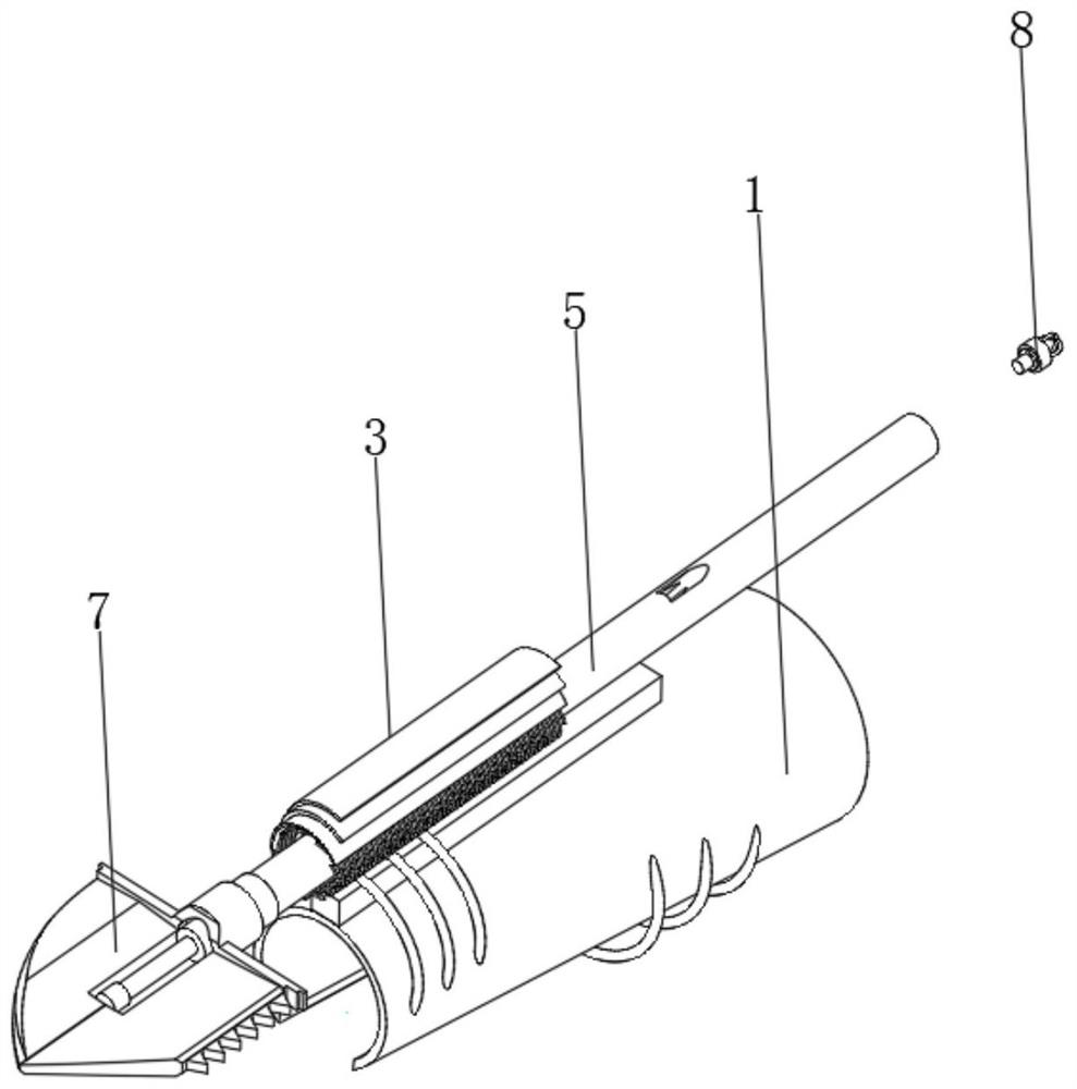 Long-distance positioning survival device for jungle survival and rescue