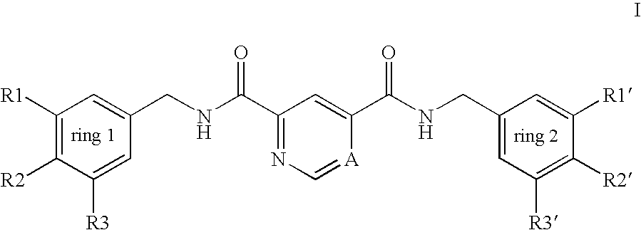 Pyridine-2,4-dicarboxylic acid diamides and pyrimidine-4,6-dicarboxylic acid diamides and the use thereof for selectively inhibiting collagenases
