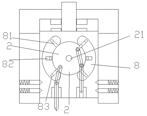 An electric discharge machining device