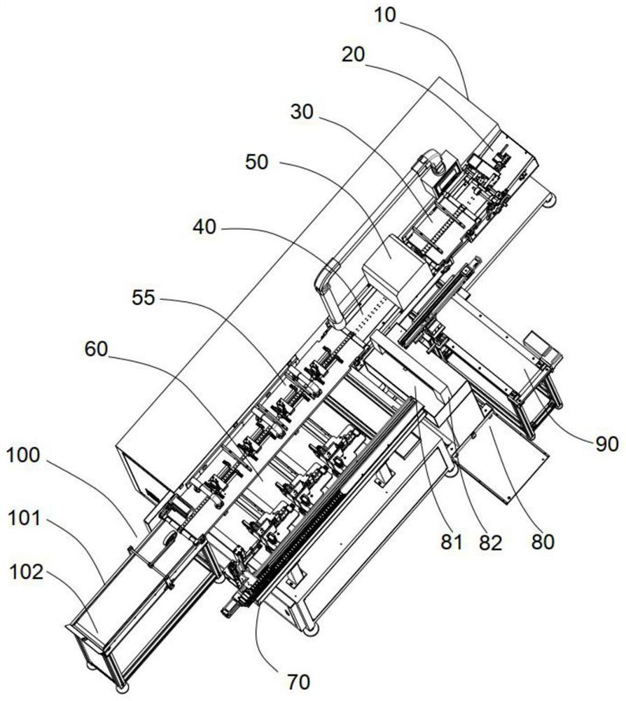 Multifunctional automatic counting and packing machine for hang tags