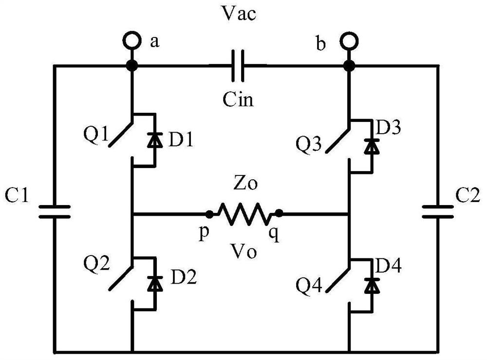Control method of direct alternating current-alternating current conversion circuit and power adjusting method