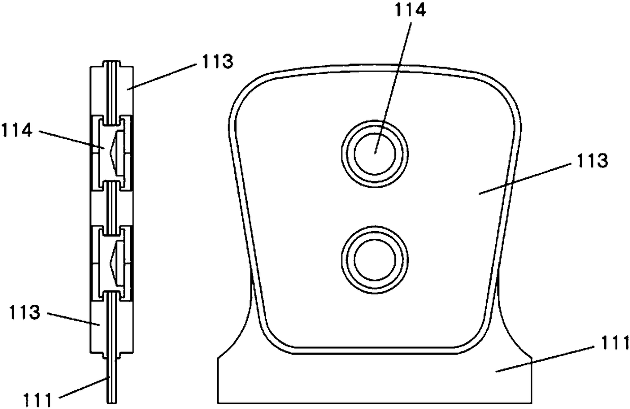 Separable disc plate with function of cushioning