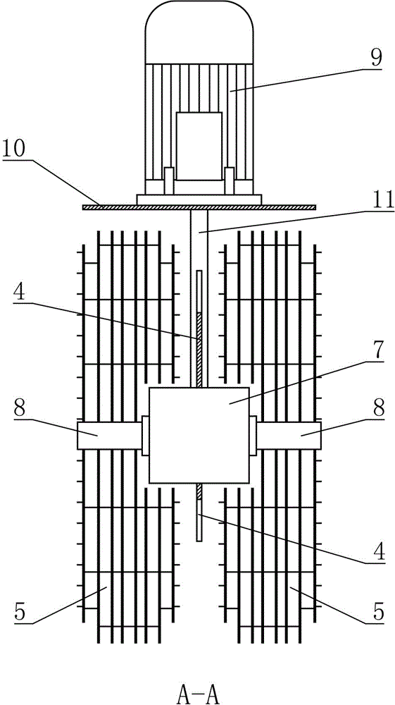 Pneumatic deep groove digging device