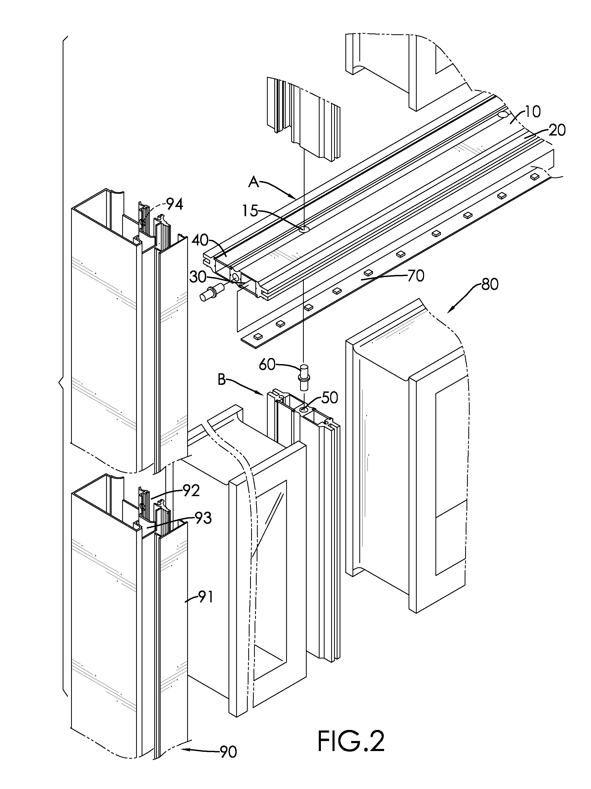 Support Frame of Glass Brick Wall and Method for Mounting the Same