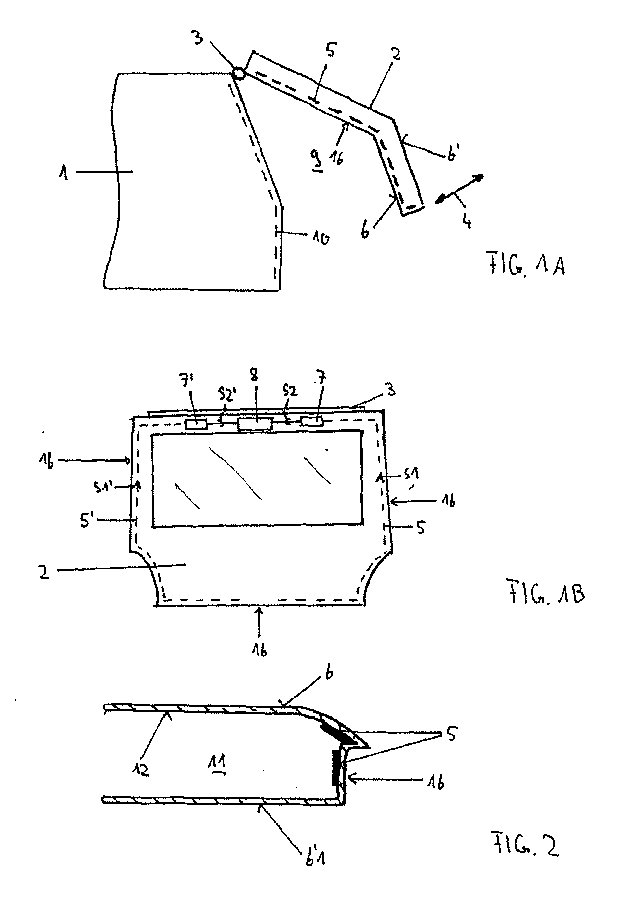 Motor-operated component with Anti-trapping means