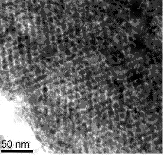 Preparation method of order meso porous manganese dioxide/ conductive polyaniline composite material