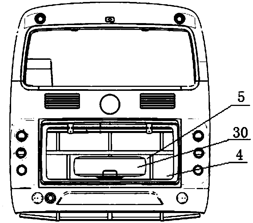 Tail cargo compartment structure of passenger car with front-arranged engine