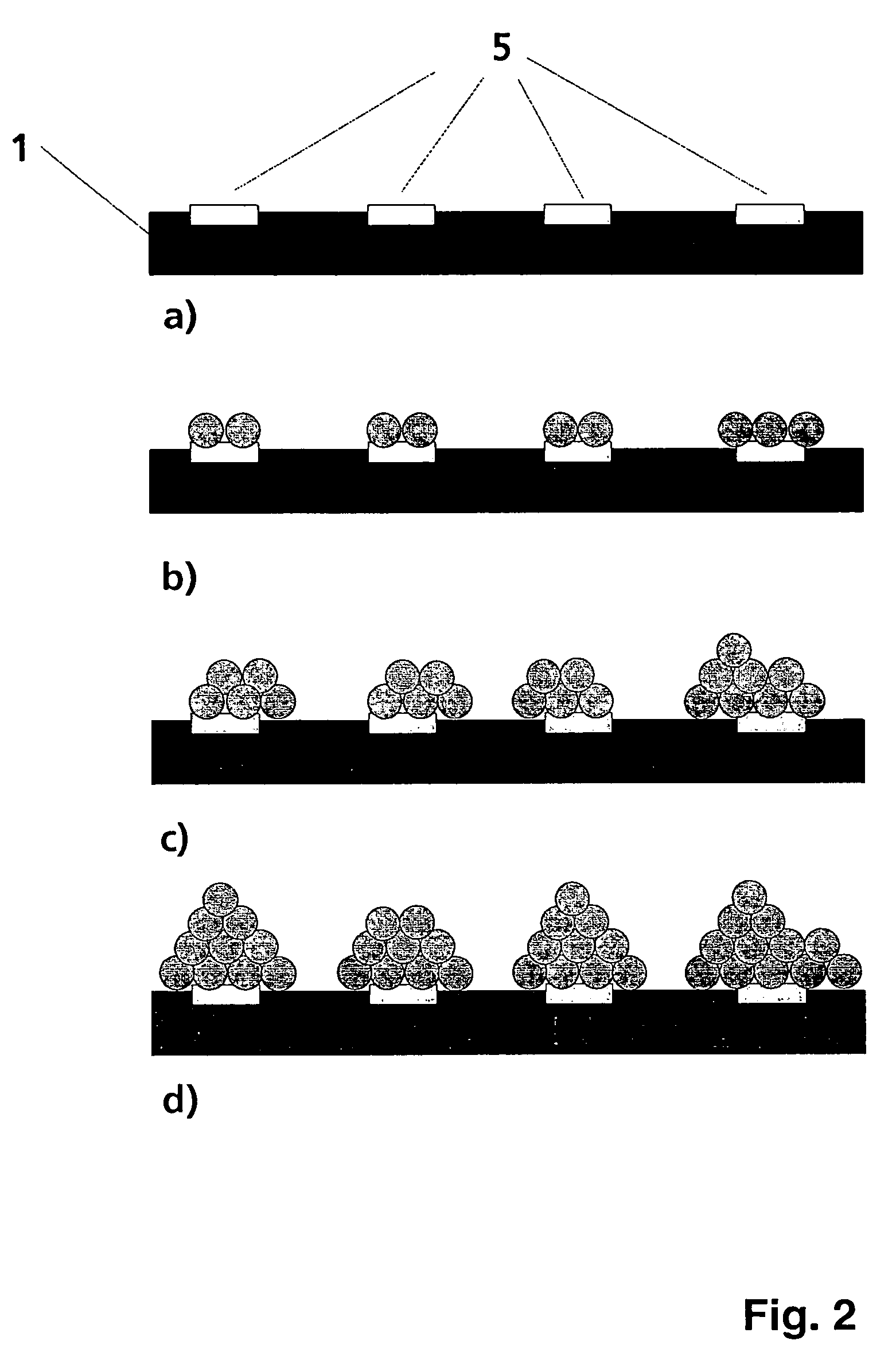 Method for producing a tool which can be used to create surface structures in the sub-mum range