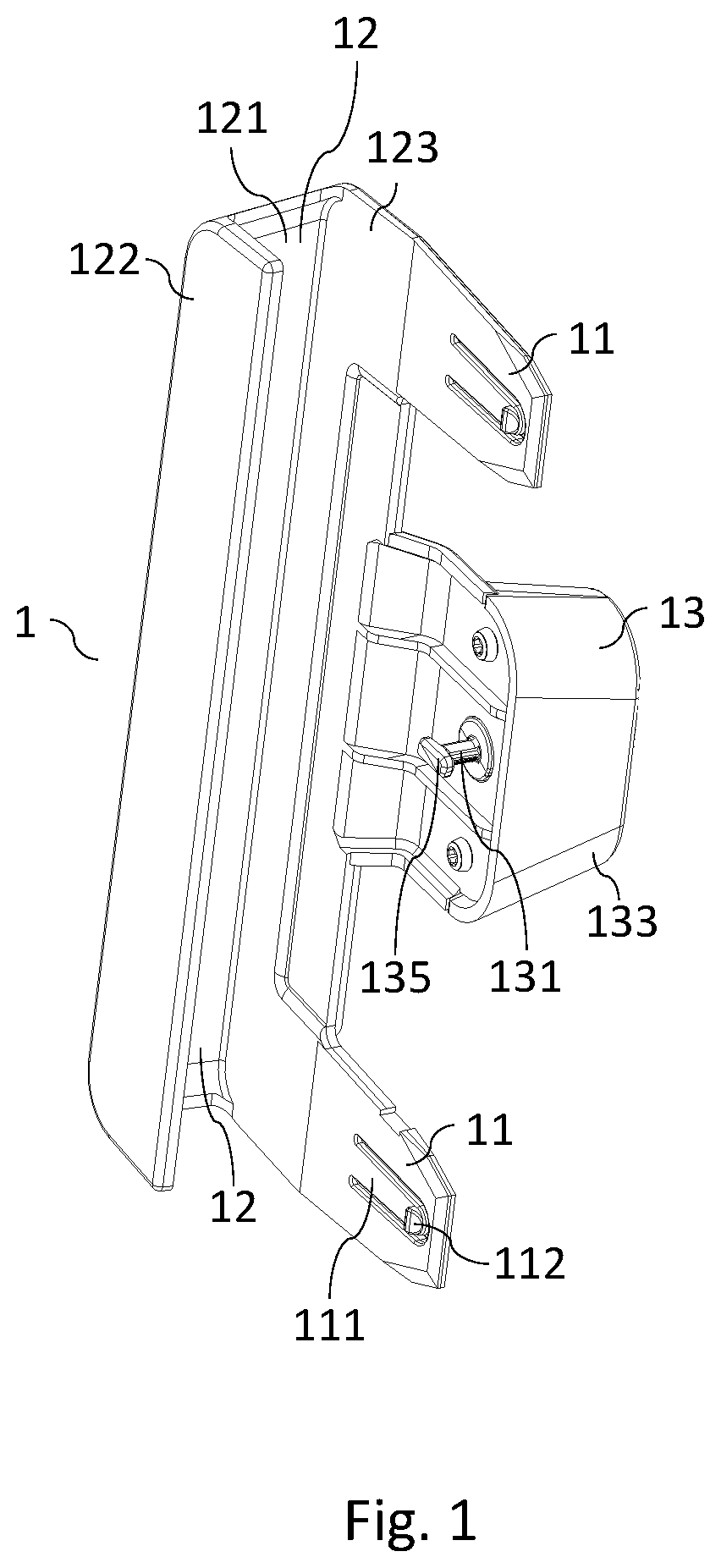 Locking bracket for locking a digital device into a casing
