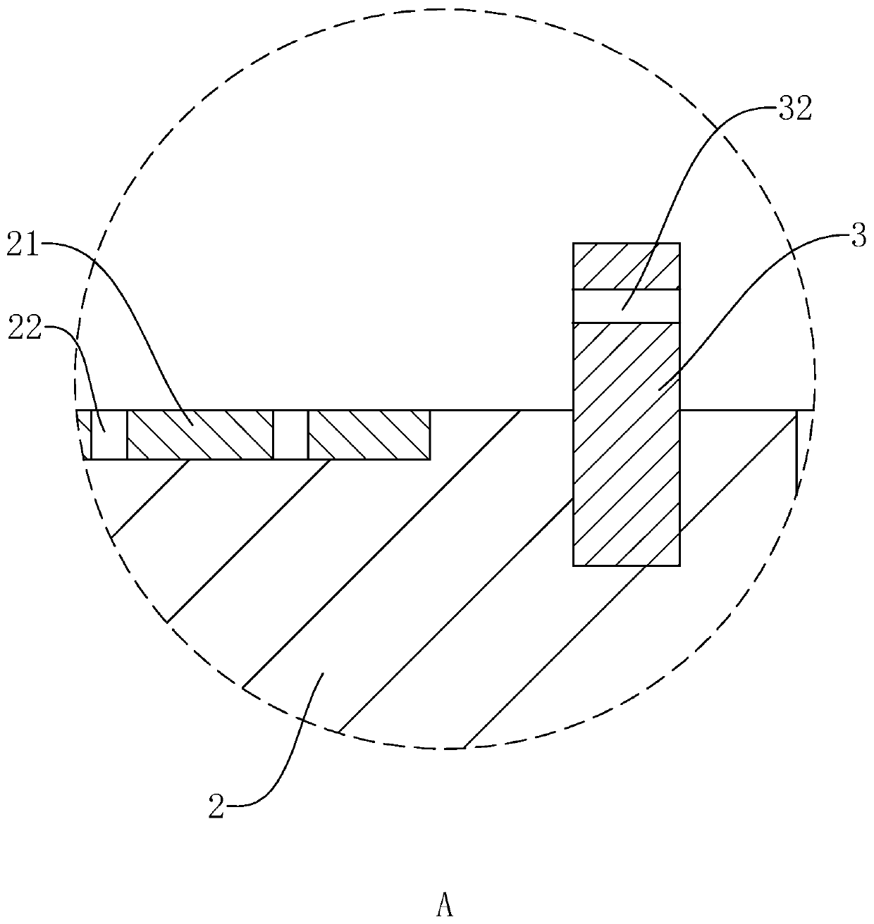 Energy dissipation structure for water conveying hole