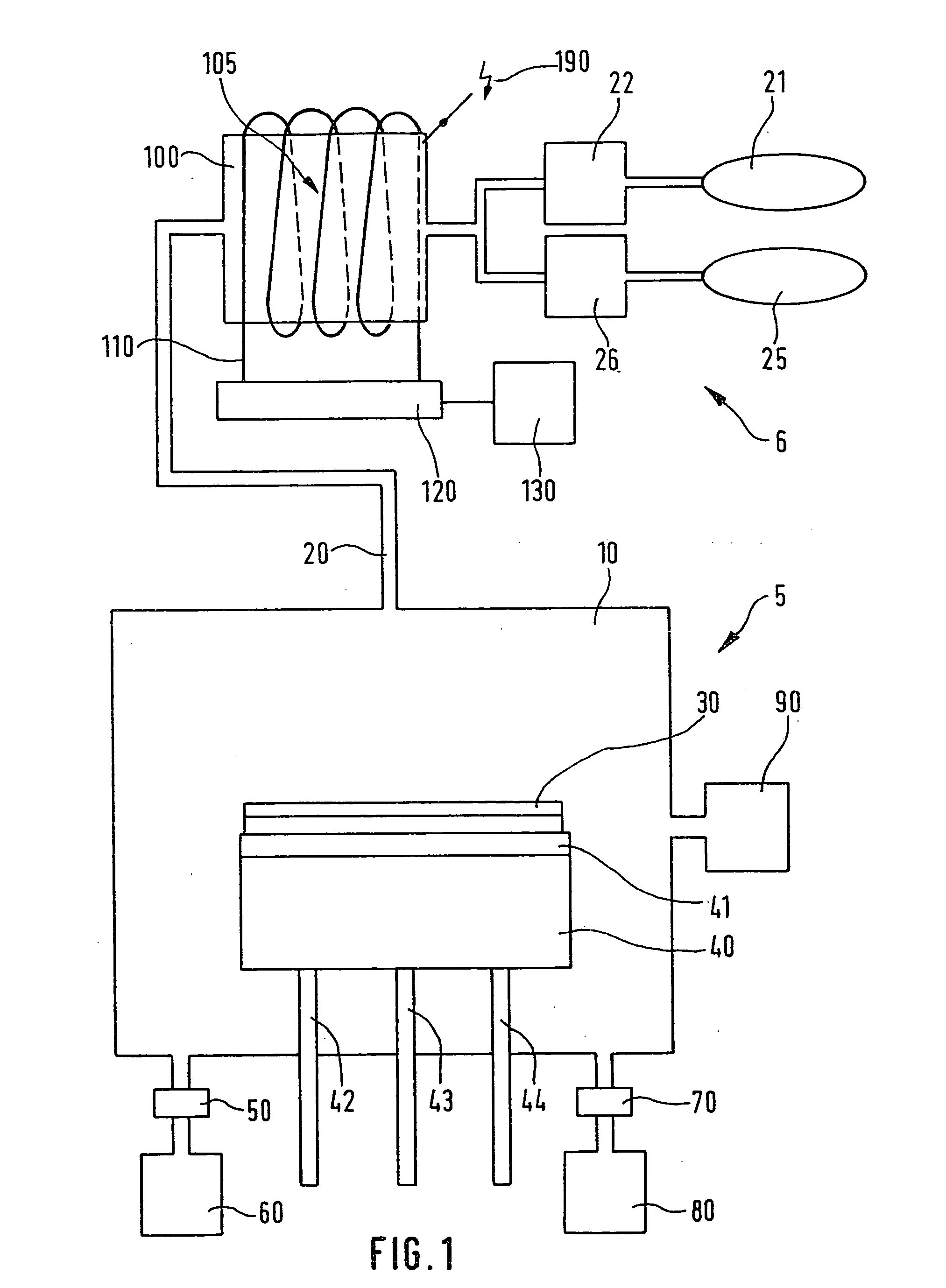 Device and method for the production of chlorotriflouride and system for etching semiconductor substrates using said device