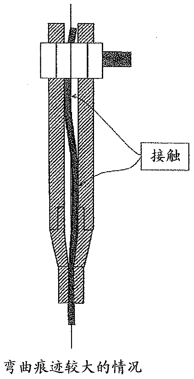 Welding torch for first electrode for multi-electrode submerged arc welding and welding method using same