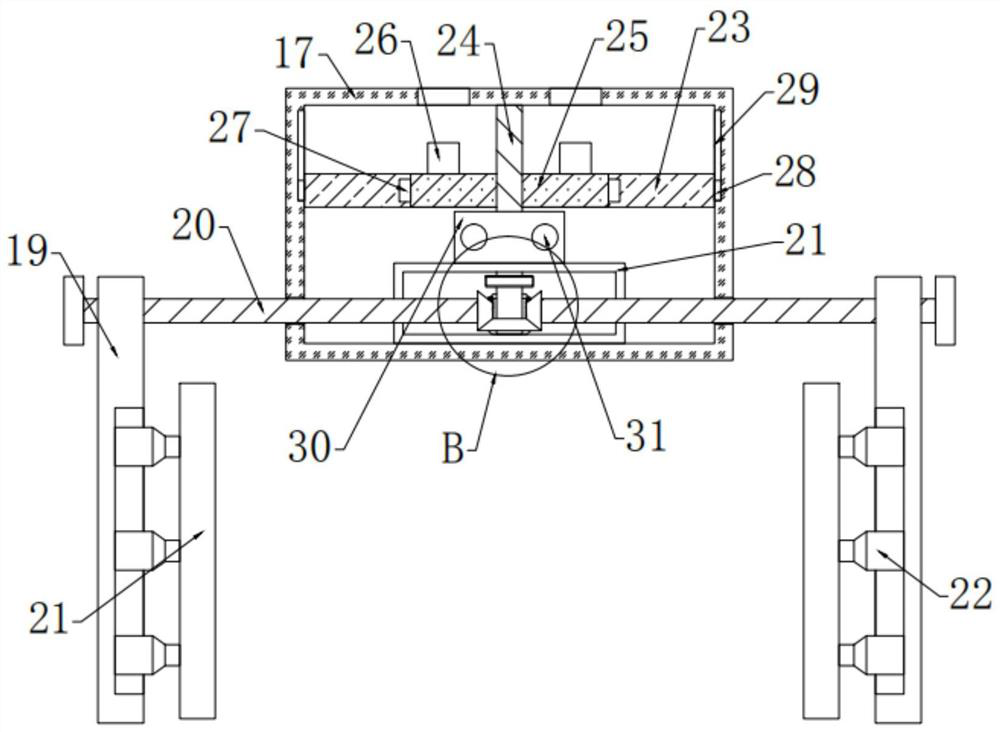 Industrial robot clamping device for palletizing articles