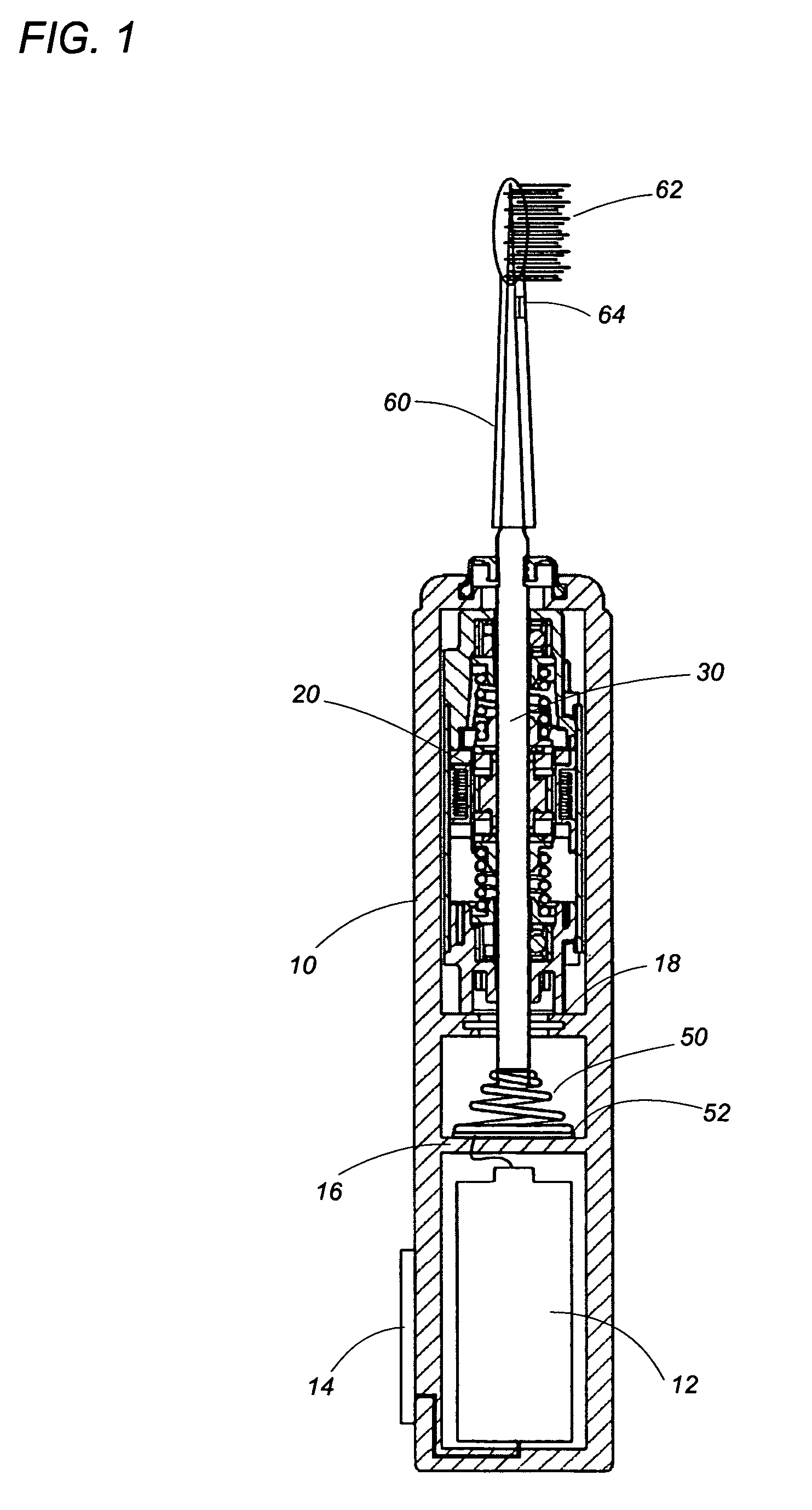 Electric-electronic toothbrush