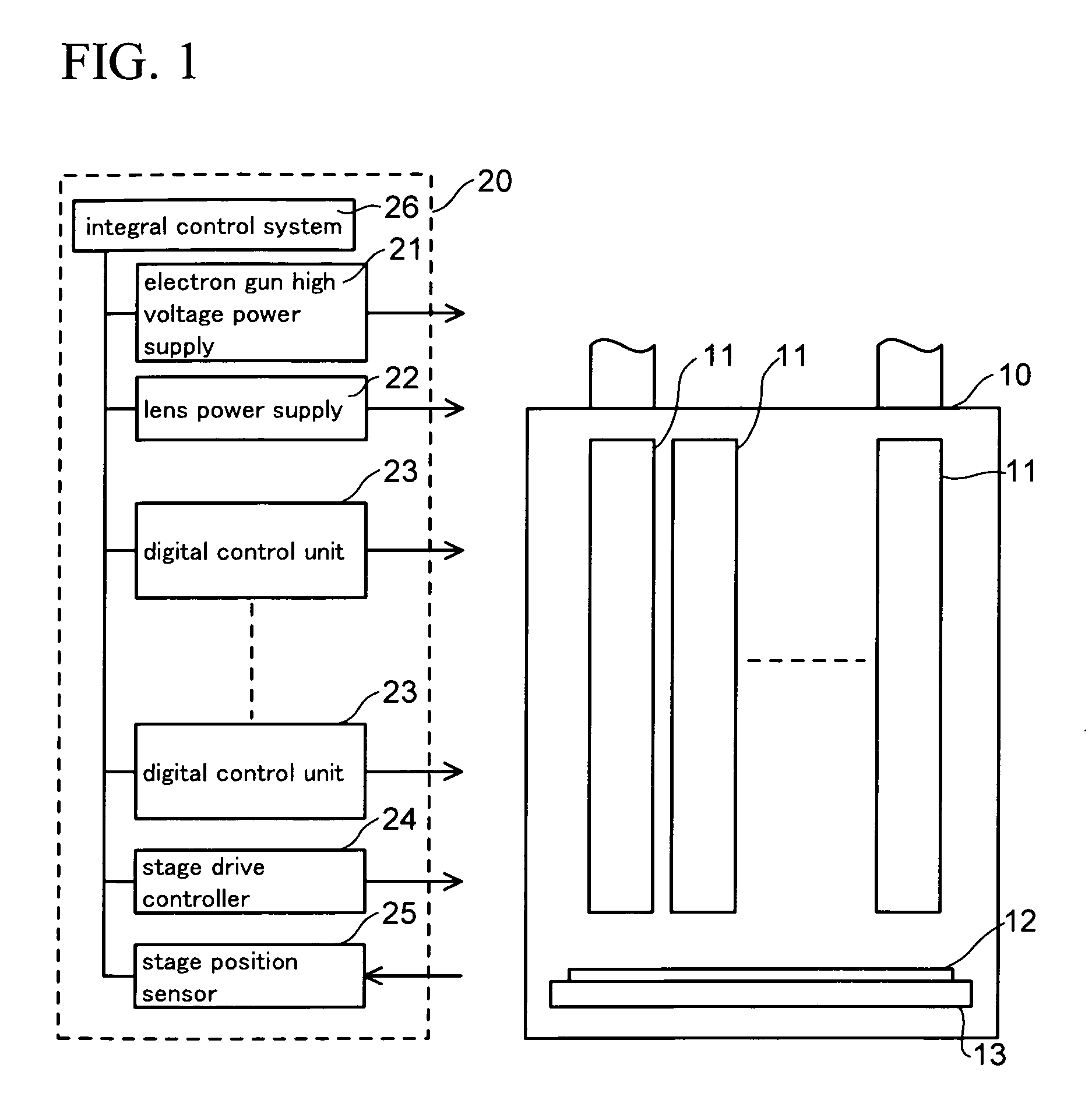 Multi-column electron beam exposure apparatus and magnetic field generation device