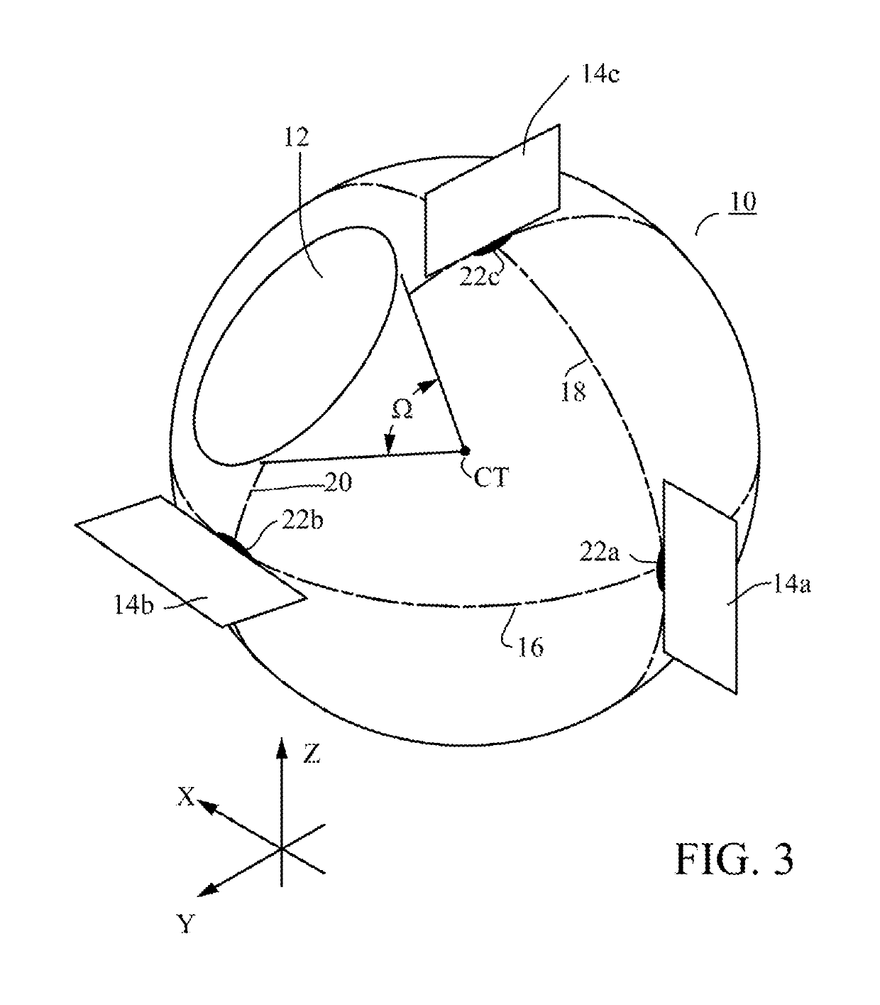 Radio system using nodes with high gain antennas