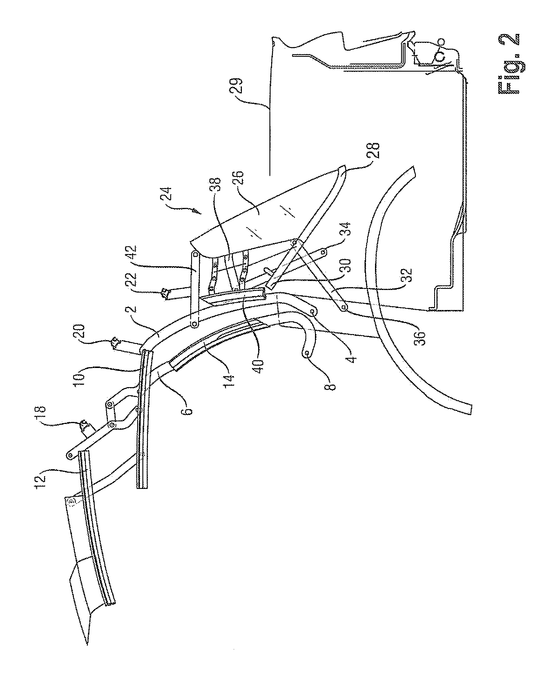 Folding top for a convertible and convertible comprising a folding top