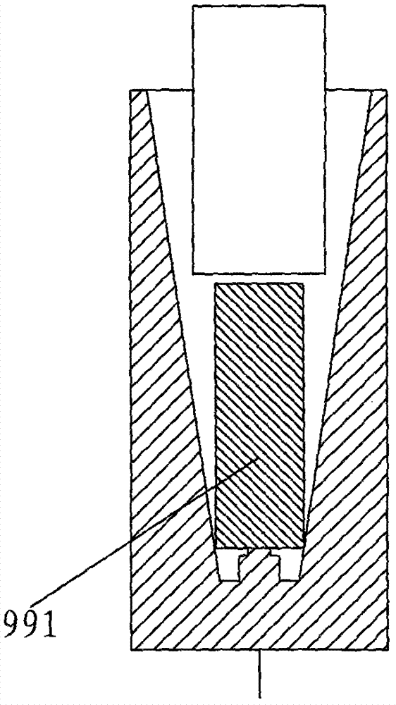 Large long cone-shaped horn cylinder part extruding forming method