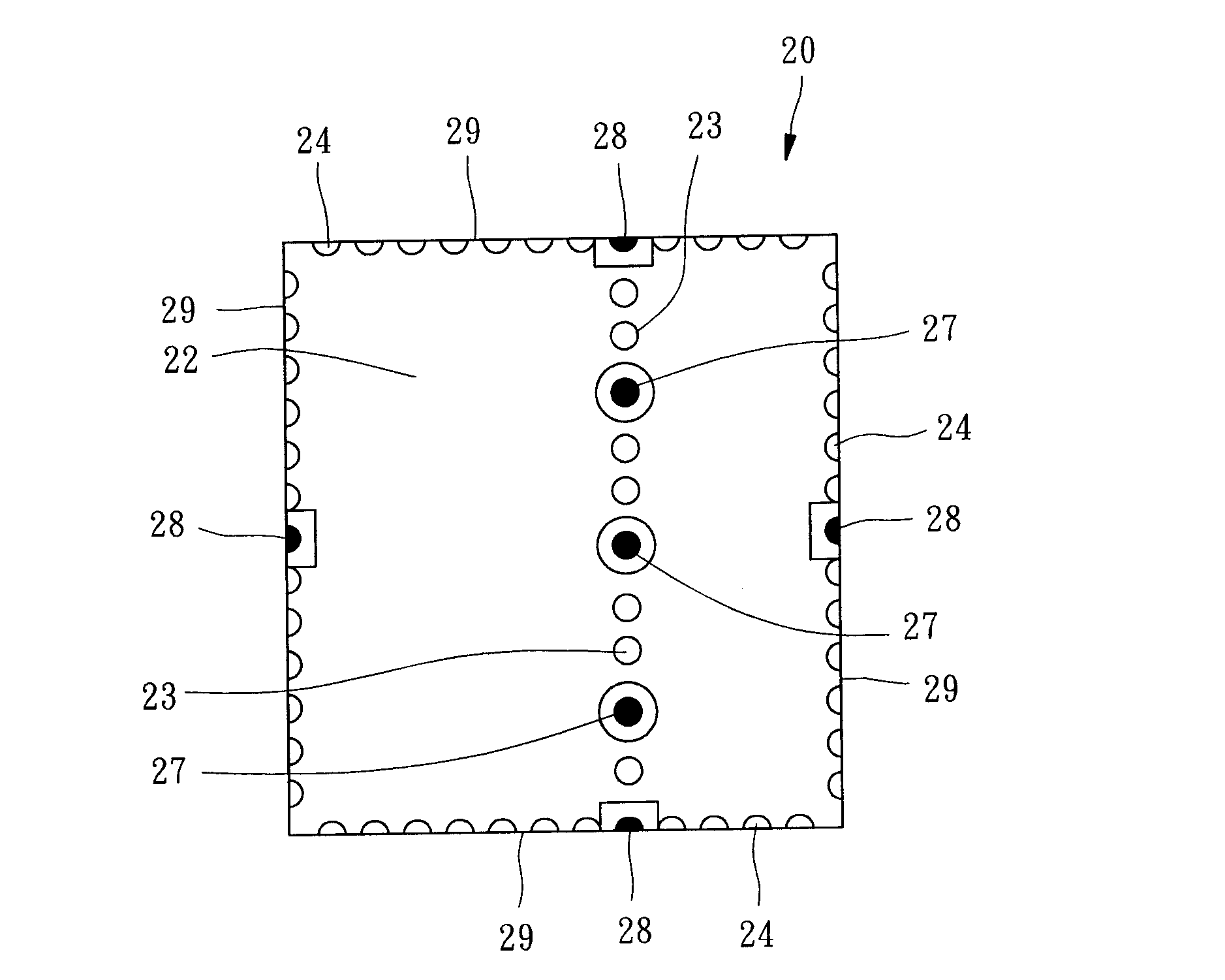 Conformal mask packaging structure and detection method