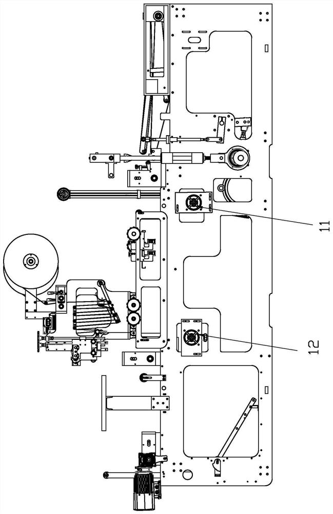 Control system for express bag sealing and gluing machine