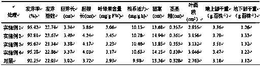 Seed dressing agent for increasing temperature and promoting early hair growth in wheat