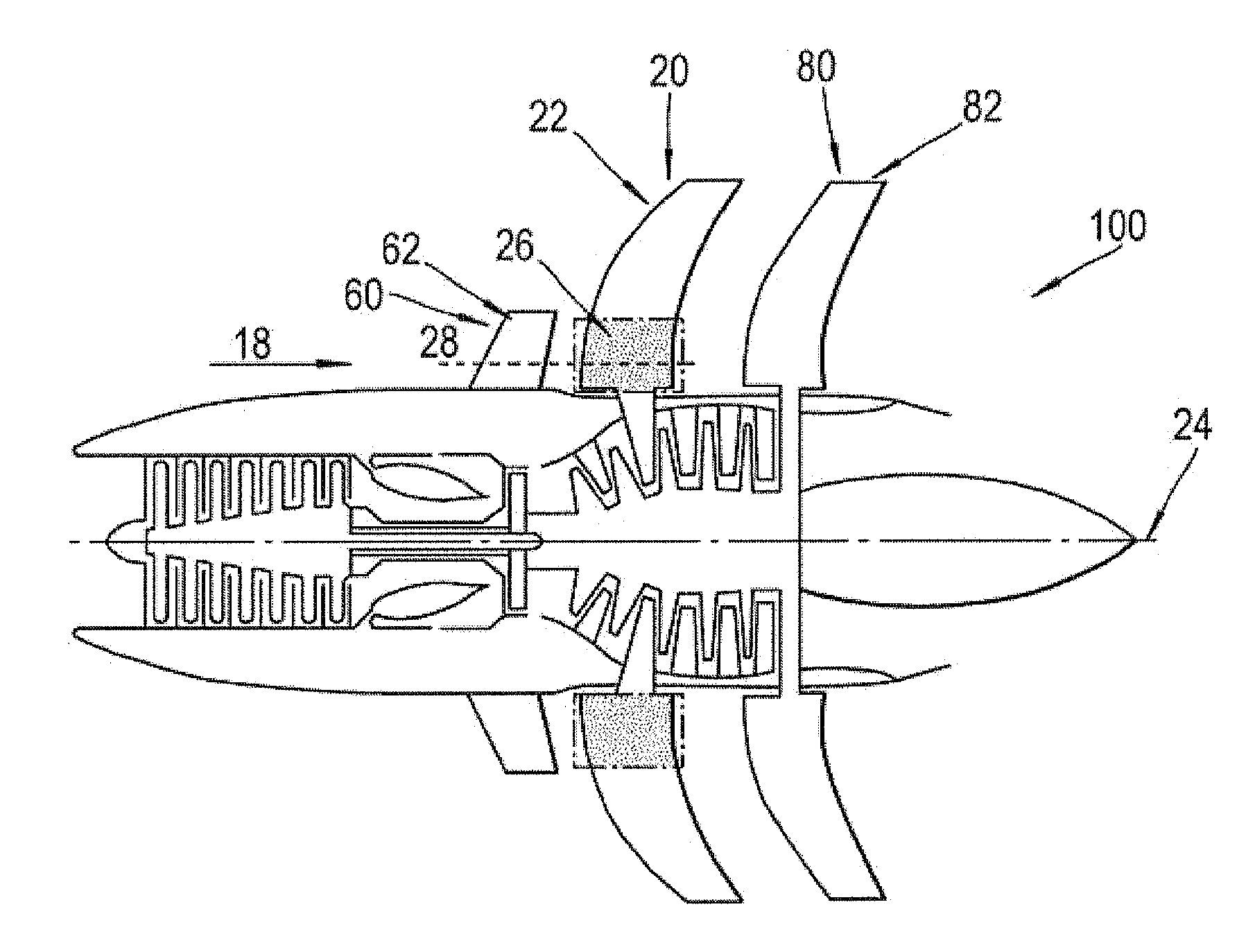 Aircraft propulsion system and a method of controlling the same
