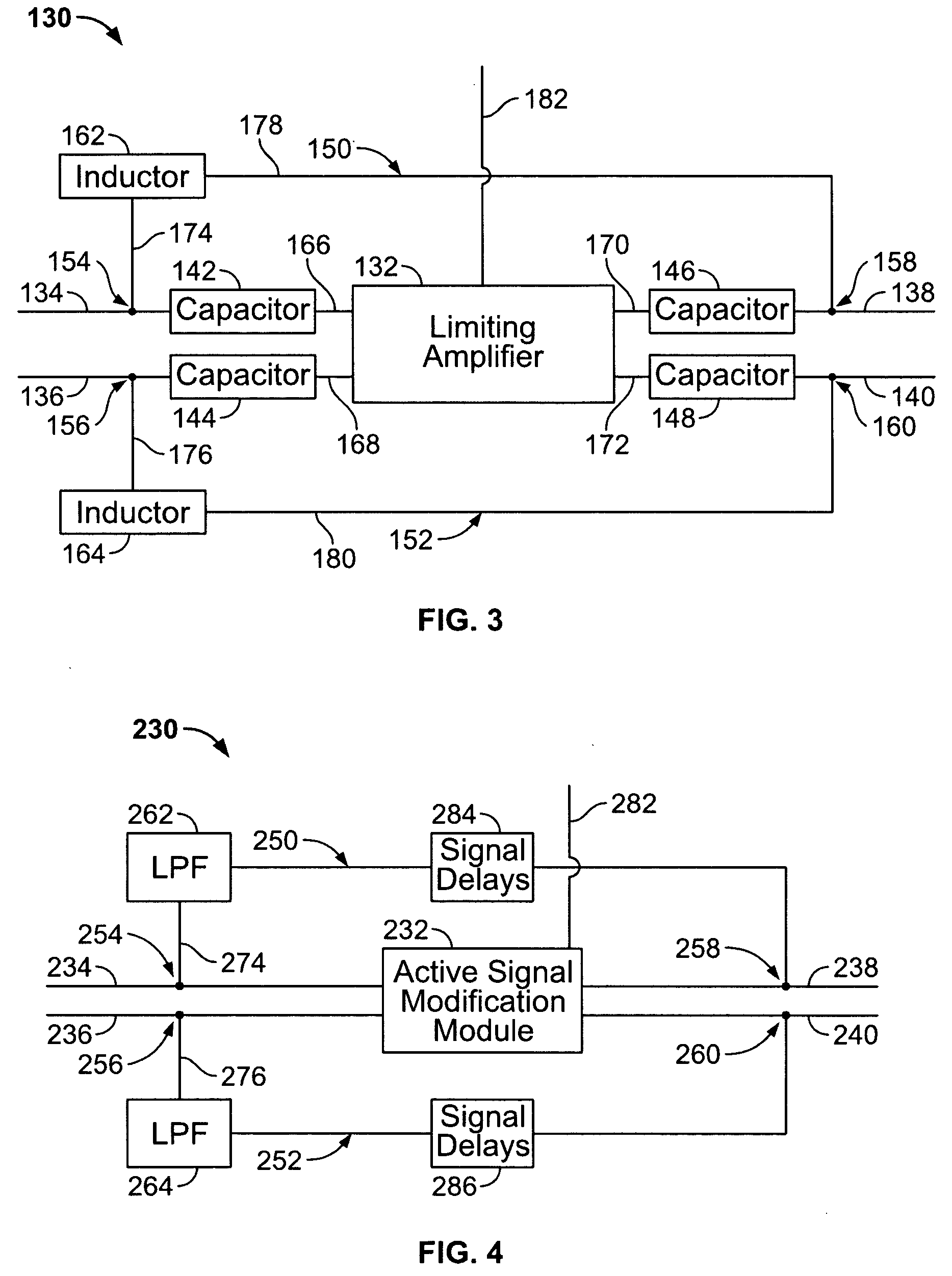 Multi-mode signal modification circuit with common mode bypass