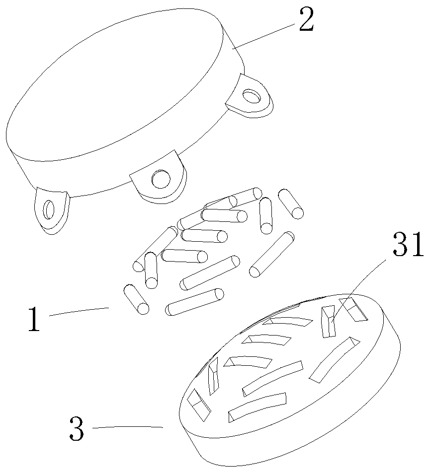 Method for arranging radioactive particles in applicator for treating intraocular malignant tumor