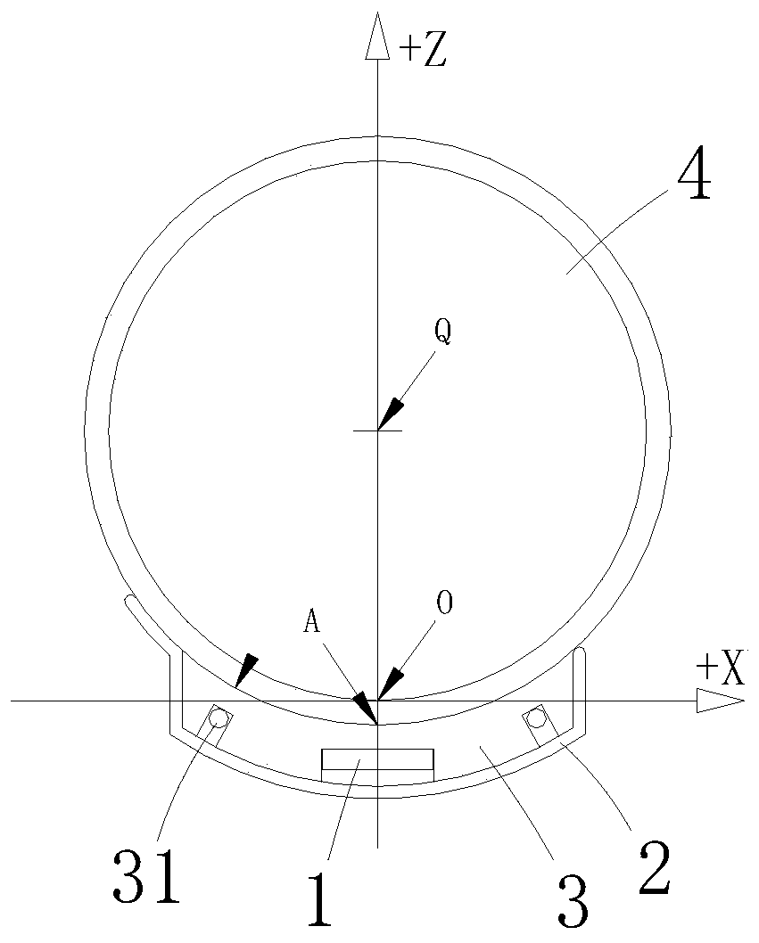 Method for arranging radioactive particles in applicator for treating intraocular malignant tumor