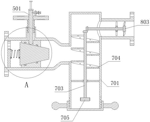 A flow limiting valve for industrial water room with self-cleaning function
