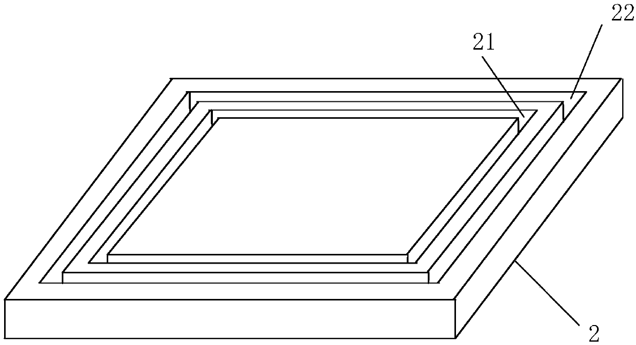 OLED panel with special packaging structure