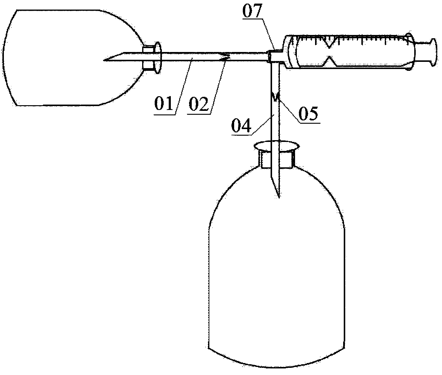 Medicine preparation method for ampoules and one-way valve type medicine preparation device