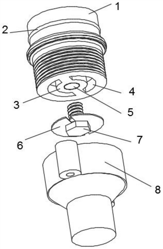 Check valve and novel fuel cell stack using same