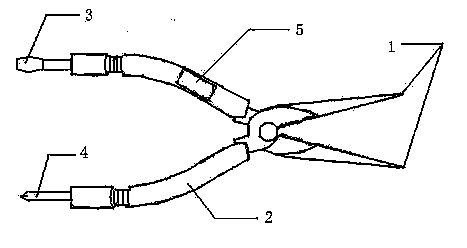 Multifunctional nipper pliers