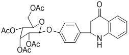 Preparation method and application of 2-(4-beta-D-allose pyranoside-phenyl)-2,3-dihydroquinoline-4(1H) and 2-(4-(2,3,4,6-tetrabenzyl)-beta-D-allose pyranoside-phenyl)-2,3-benzodihydropyran