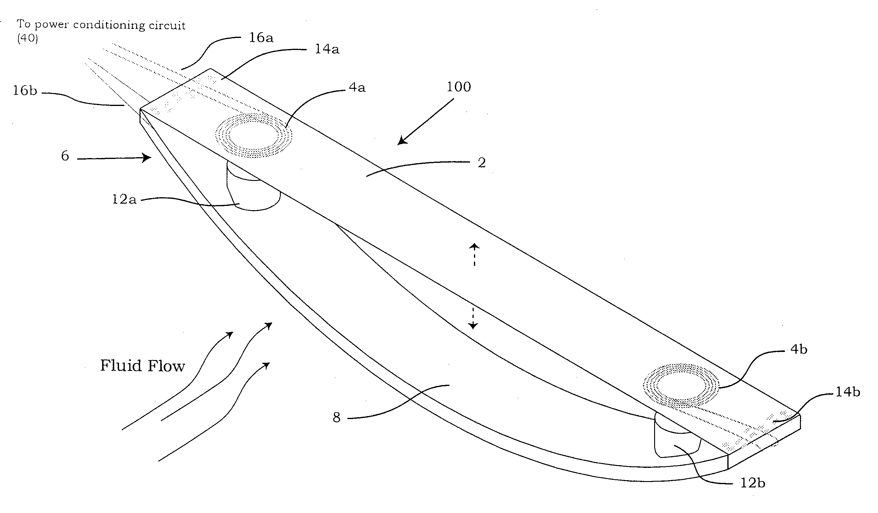 Generator utilizing fluid-induced oscillations