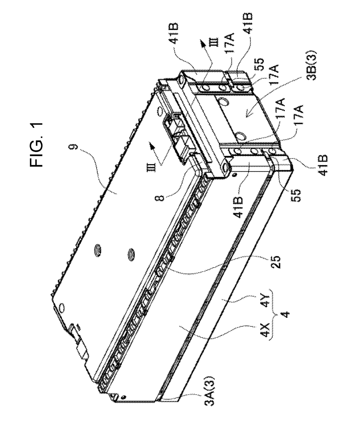 Battery pack and vehicle equipped with same