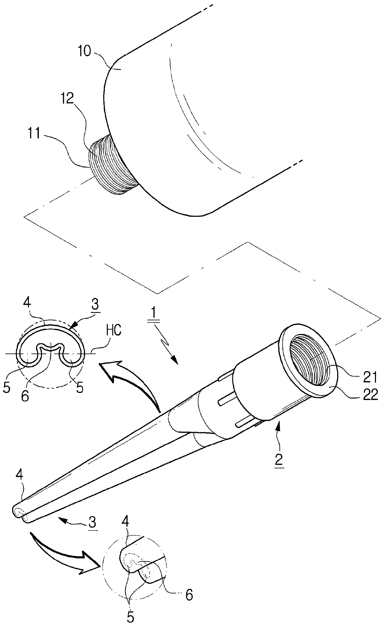 Silicone nozzle with spatula function